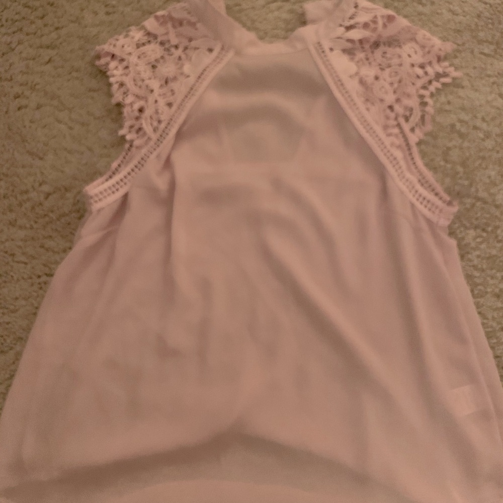 Lace sleeve tank top